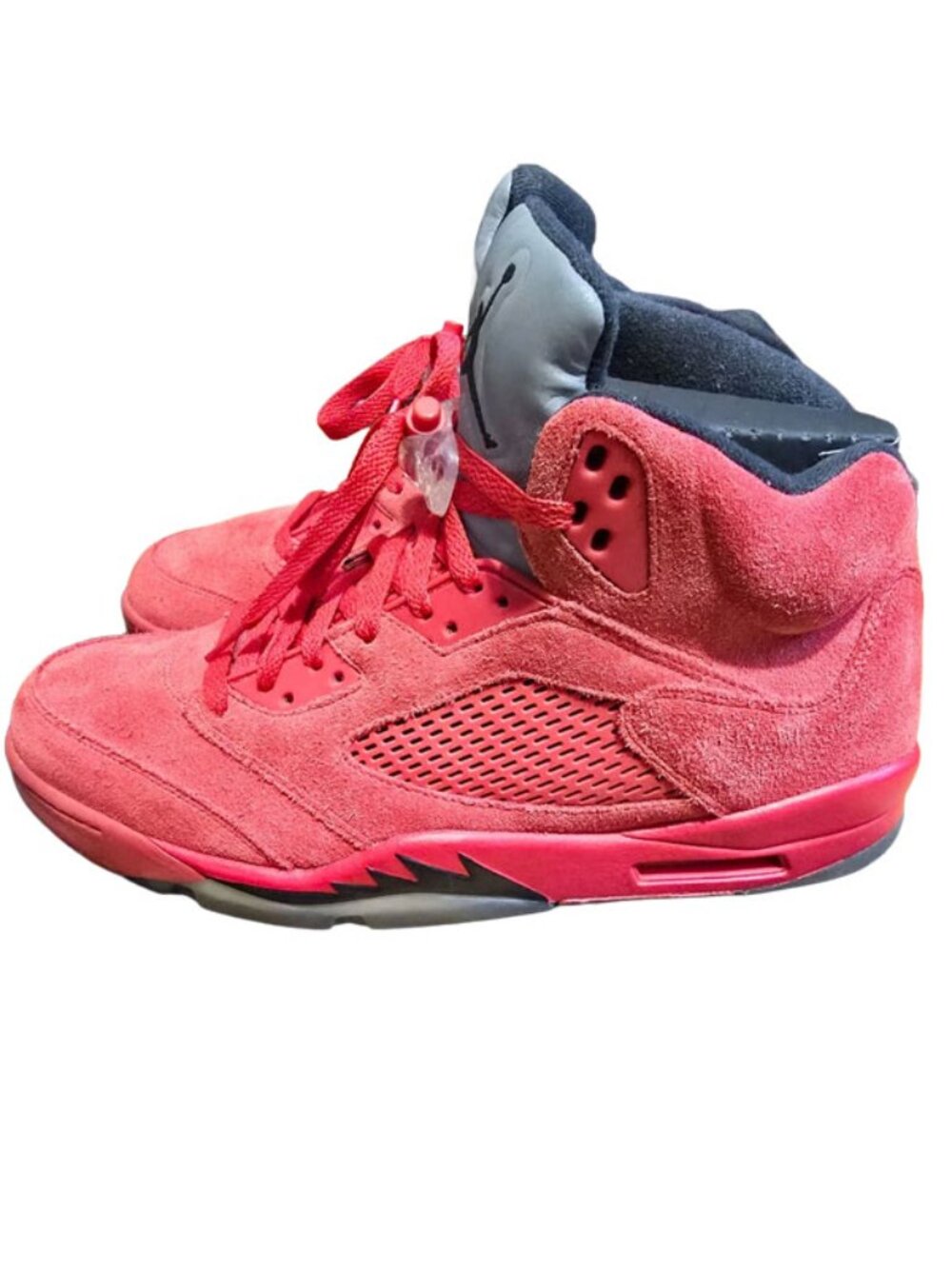 Nike Air Jordan 5 Retro Red Suede Cherry Crimson Black 136027-602